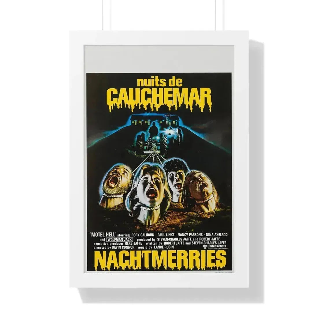 MOTEL HELL (BELGIAN) 1980 - Framed Movie Poster 16″ x 24″ White - The Sticker Space