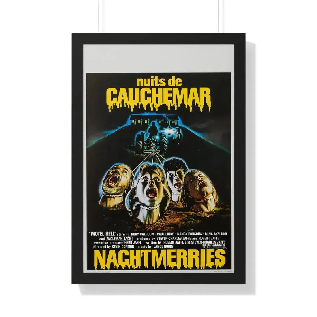 MOTEL HELL (BELGIAN) 1980 - Framed Movie Poster - The Sticker Space