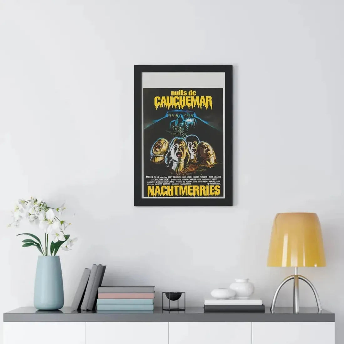 MOTEL HELL (BELGIAN) 1980 - Framed Movie Poster - The Sticker Space