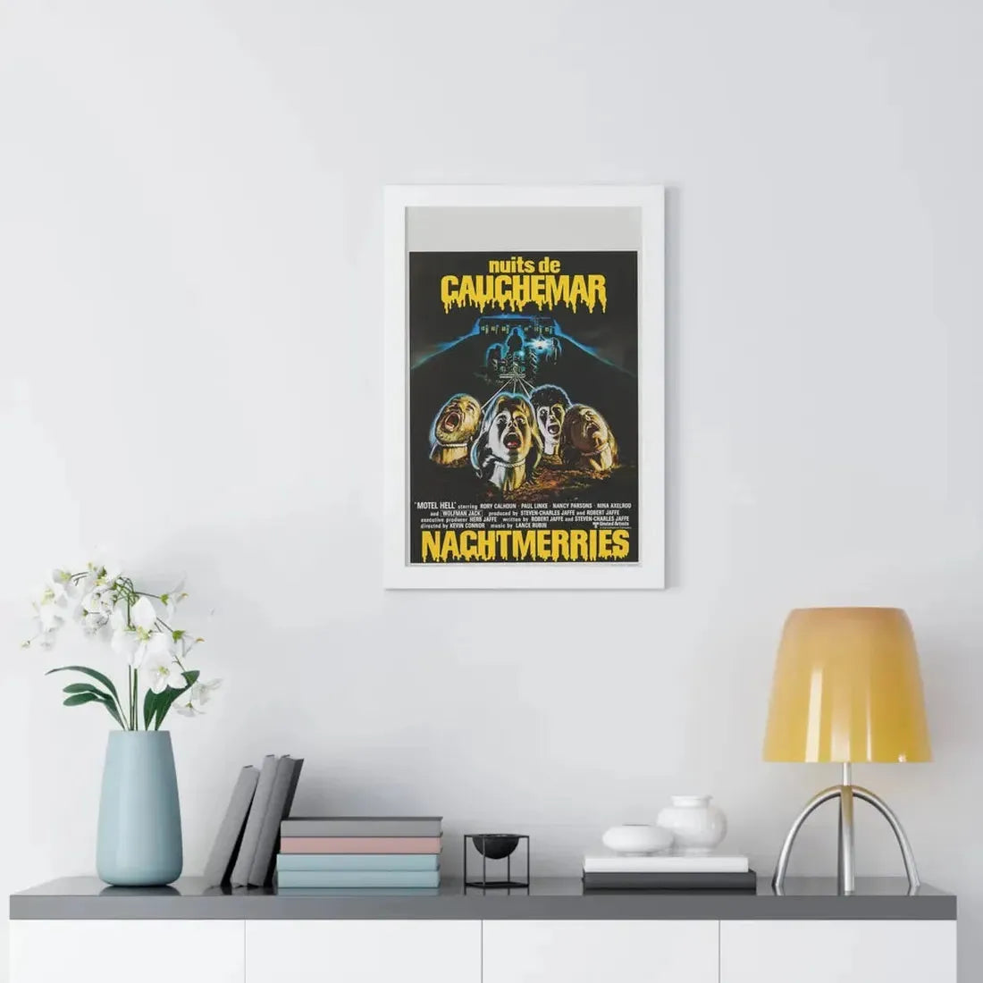 MOTEL HELL (BELGIAN) 1980 - Framed Movie Poster - The Sticker Space