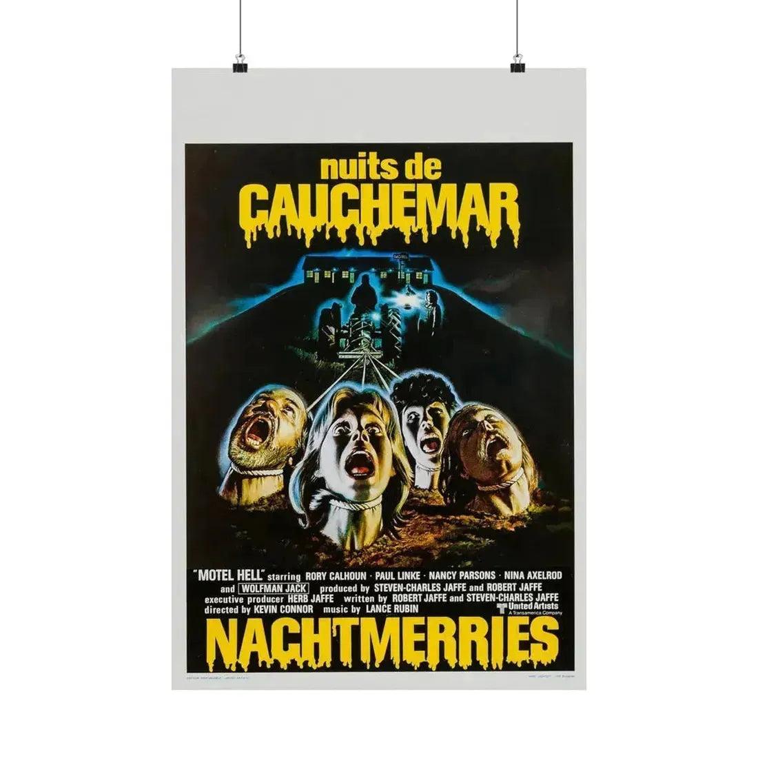 MOTEL HELL (BELGIAN) 1980 - Paper Movie Poster 20″ x 30″ Matte - The Sticker Space