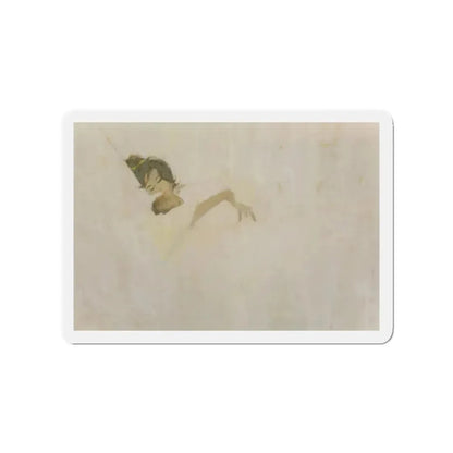 Mother and Child (Magazine Illustration) Refrigerator Magnet 3 Inch - The Sticker Space