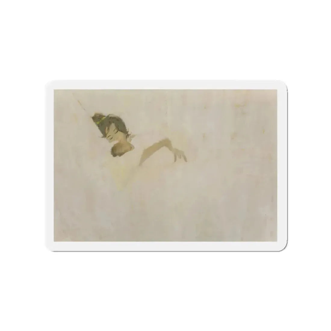 Mother and Child (Magazine Illustration) Refrigerator Magnet - The Sticker Space