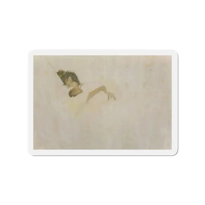 Mother and Child (Magazine Illustration) Refrigerator Magnet - The Sticker Space