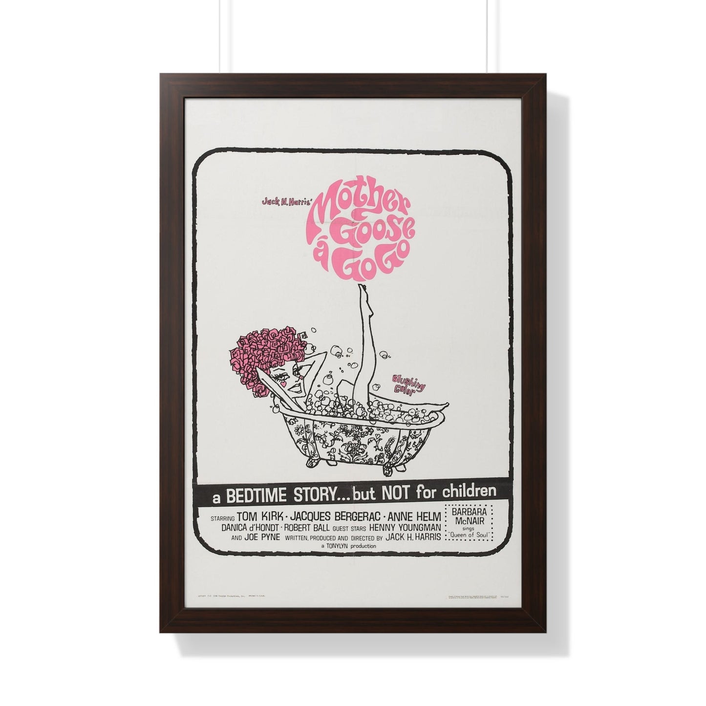 MOTHER GOOSE A GO GO 1966 - Framed Movie Poster-20" x 30"-The Sticker Space