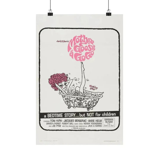 MOTHER GOOSE A GO GO 1966 - Paper Movie Poster 12″ x 18″ Matte - The Sticker Space