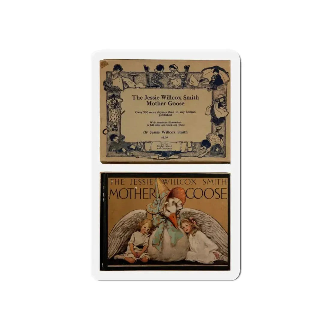Mother Goose. New York, Dodd, Mead, 1914 (Magazine Illustration) Refrigerator Magnet 6 Inch - The Sticker Space