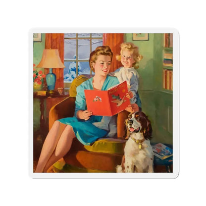 Mother Goose Stories (Magazine Illustration) Refrigerator Magnet 2 Inch - The Sticker Space