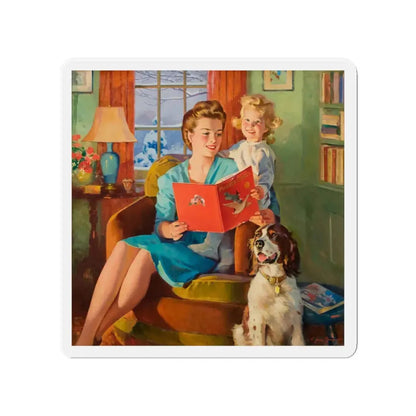 Mother Goose Stories (Magazine Illustration) Refrigerator Magnet - The Sticker Space