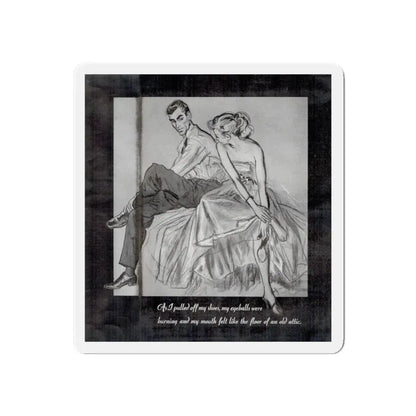 Mother In Law (2), Cosmopolitan, February 1954 (Magazine Illustration) Refrigerator Magnet - The Sticker Space