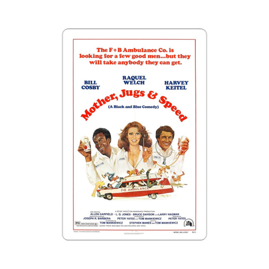 Mother Jugs & Speed 1976 2 Movie Poster STICKER Vinyl Die-Cut Decal-2 Inch-The Sticker Space