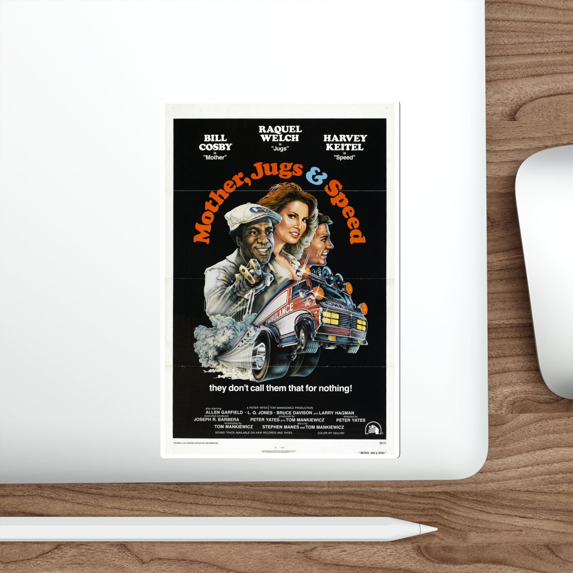 Mother Jugs & Speed 1976 Movie Poster STICKER Vinyl Die-Cut Decal-The Sticker Space