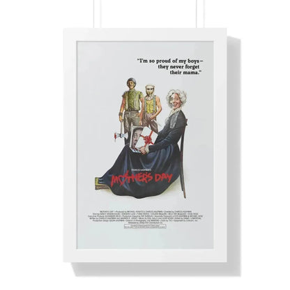 MOTHER'S DAY 1980 - Framed Movie Poster 16″ x 24″ White - The Sticker Space
