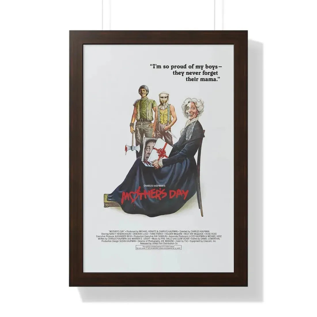 MOTHER'S DAY 1980 - Framed Movie Poster - The Sticker Space