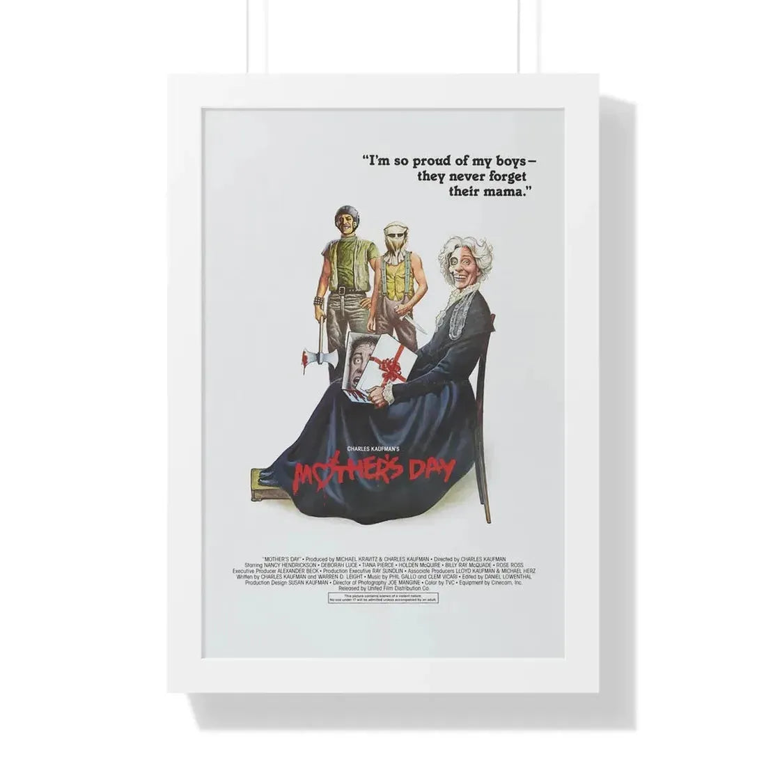 MOTHER'S DAY 1980 - Framed Movie Poster - The Sticker Space