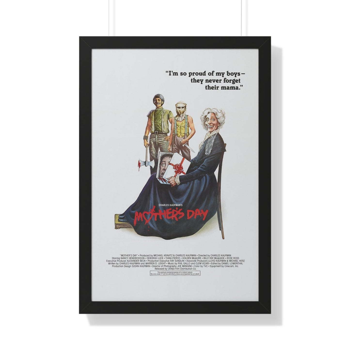 MOTHER'S DAY 1980 - Framed Movie Poster-20" x 30"-The Sticker Space