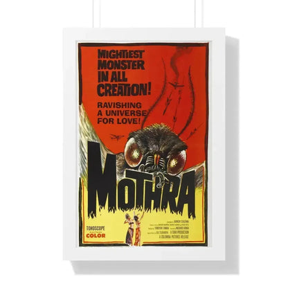 MOTHRA 1961 - Framed Movie Poster 16″ x 24″ White - The Sticker Space