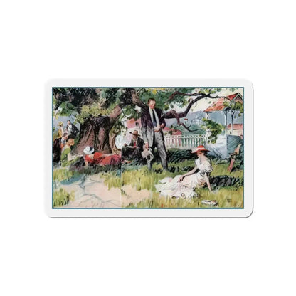 Motives of an Overload (2), The American Magazine, January 1934 (Magazine Illustration) Refrigerator Magnet - The Sticker Space