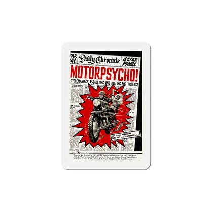 Motor Psycho 1965 Movie Poster Refrigerator Magnet - The Sticker Space
