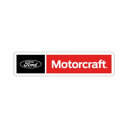 Motorcraft (Ford) (Logo) STICKER Vinyl Kiss-Cut Decal 3 Inch White - The Sticker Space
