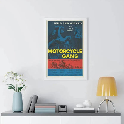 MOTORCYCLE GANG 1957 - Framed Movie Poster - The Sticker Space