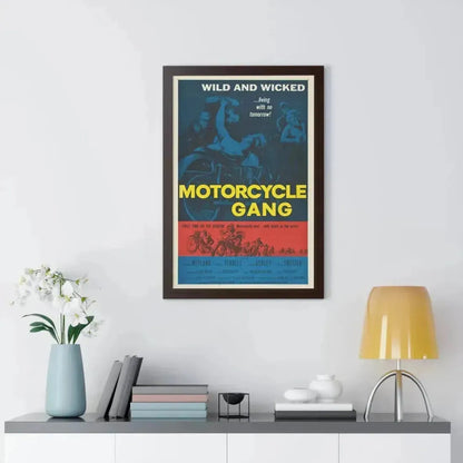MOTORCYCLE GANG 1957 - Framed Movie Poster - The Sticker Space