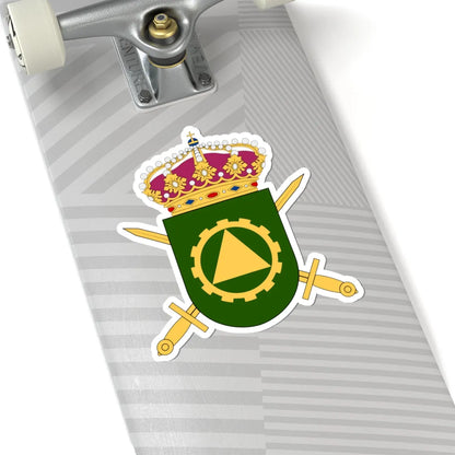 Motorskolan vapen (Sweden) (Coat of Arms) STICKER Vinyl Kiss-Cut Decal - The Sticker Space