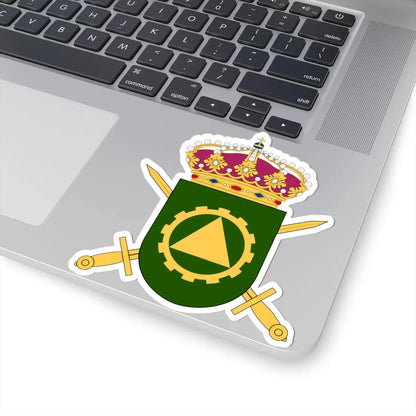 Motorskolan vapen (Sweden) (Coat of Arms) STICKER Vinyl Kiss-Cut Decal - The Sticker Space