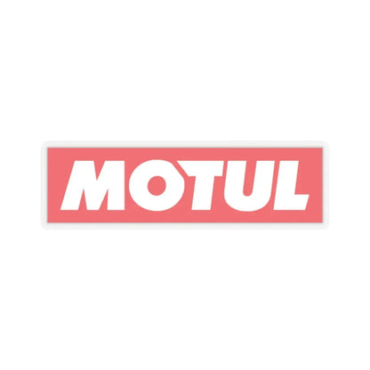 Motul (Logo) STICKER Vinyl Kiss-Cut Decal 2 Inch Transparent - The Sticker Space