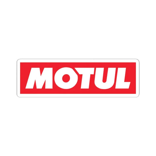Motul (Logo) STICKER Vinyl Kiss-Cut Decal 2 Inch White - The Sticker Space