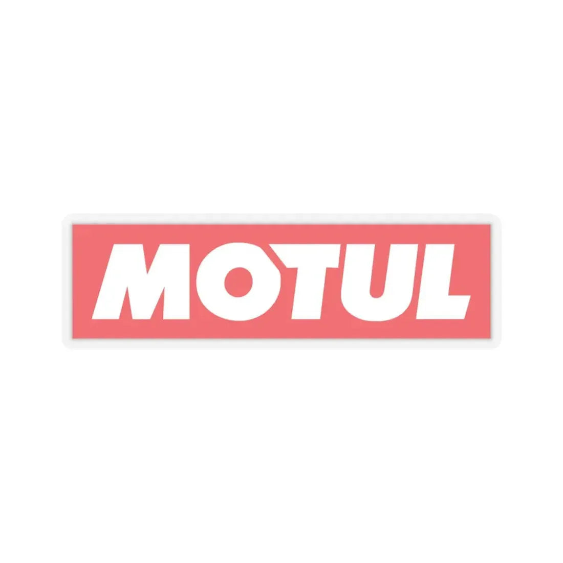 Motul (Logo) STICKER Vinyl Kiss-Cut Decal 4 Inch Transparent - The Sticker Space