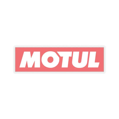 Motul (Logo) STICKER Vinyl Kiss-Cut Decal 4 Inch Transparent - The Sticker Space