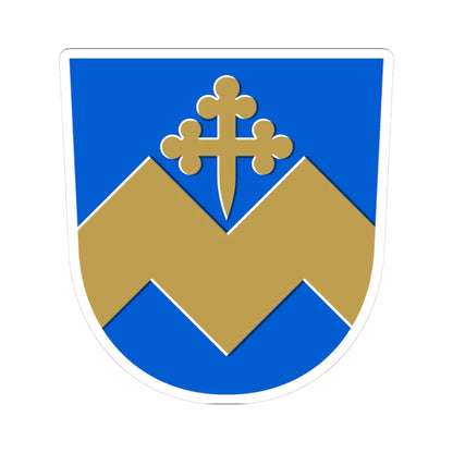 Mouhijärvi.vaakuna (Finland) (Coat of Arms) STICKER Vinyl Kiss-Cut Decal 3 Inch White - The Sticker Space