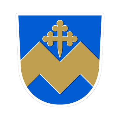 Mouhijärvi.vaakuna (Finland) (Coat of Arms) STICKER Vinyl Kiss-Cut Decal 4 Inch White - The Sticker Space