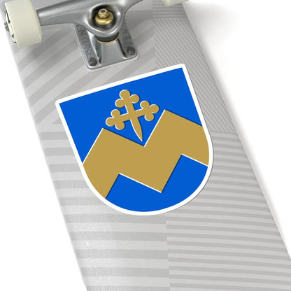 Mouhijärvi.vaakuna (Finland) (Coat of Arms) STICKER Vinyl Kiss-Cut Decal - The Sticker Space