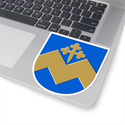 Mouhijärvi.vaakuna (Finland) (Coat of Arms) STICKER Vinyl Kiss-Cut Decal - The Sticker Space