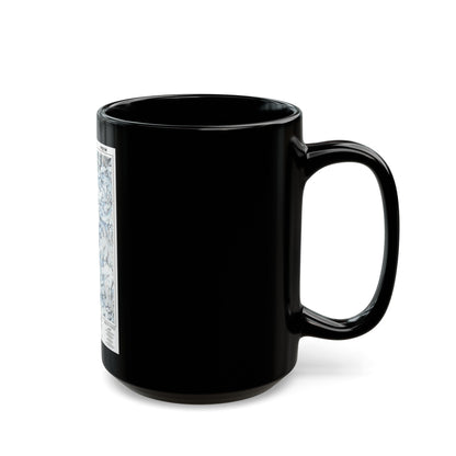 Mount Everest (1988) (Map) Black Coffee Mug-The Sticker Space