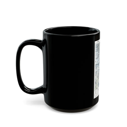 Mount Everest (1988) (Map) Black Coffee Mug-The Sticker Space