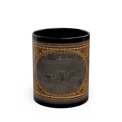 Mountain Howitzer Of The 5th Ohio Cavalry Company (U.S. Civil War) Black Coffee Mug-11oz-The Sticker Space