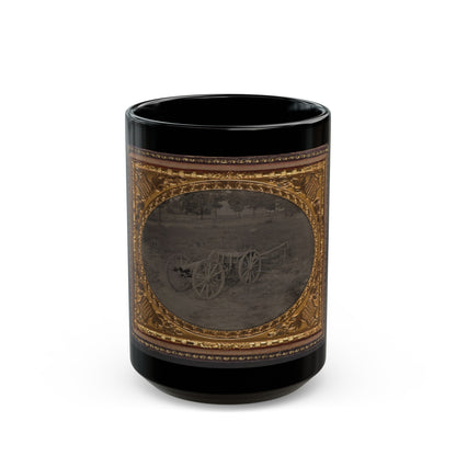 Mountain Howitzer Of The 5th Ohio Cavalry Company (U.S. Civil War) Black Coffee Mug-15oz-The Sticker Space