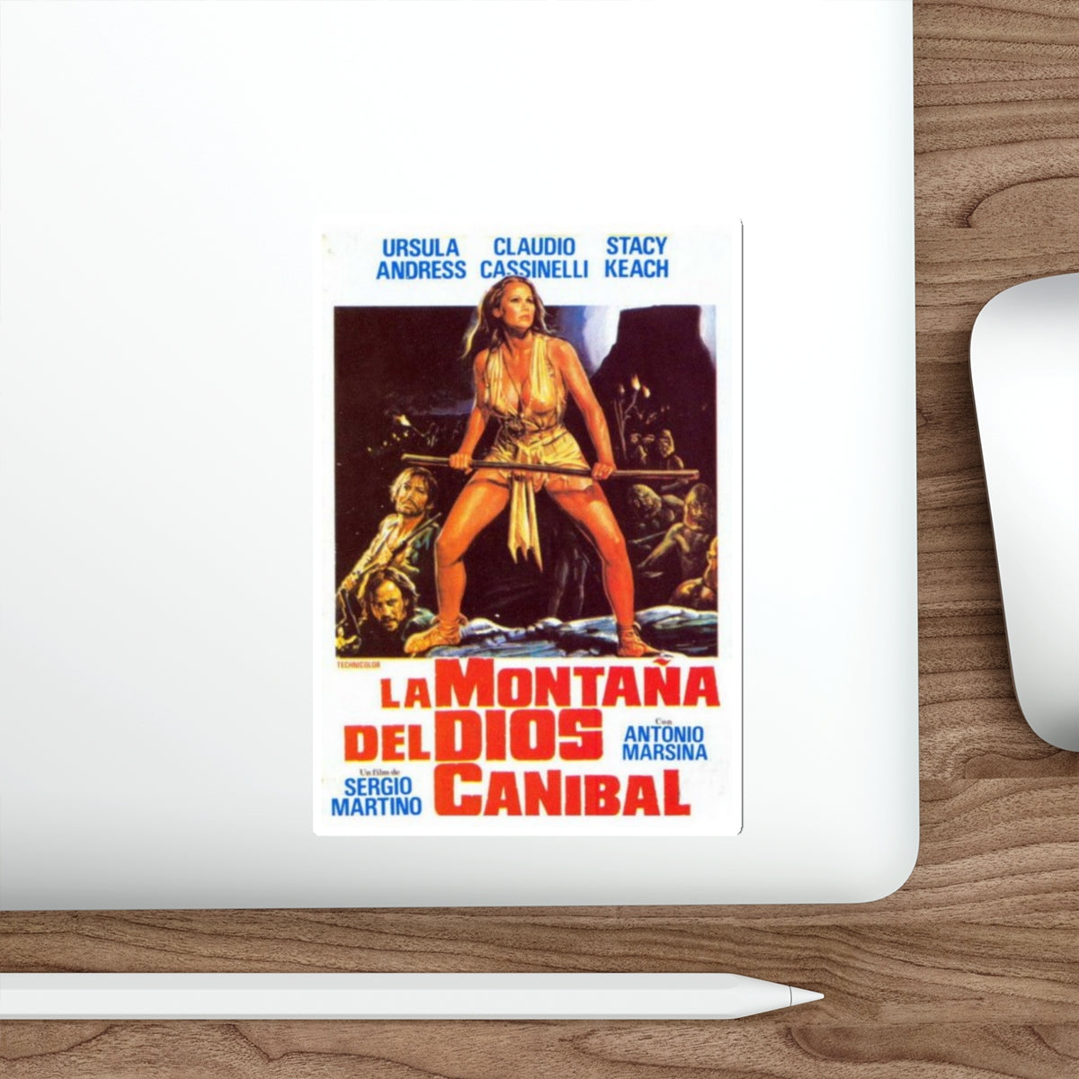 MOUNTAIN OF THE CANNIBAL GOD 1978 Movie Poster STICKER Vinyl Die-Cut Decal-The Sticker Space