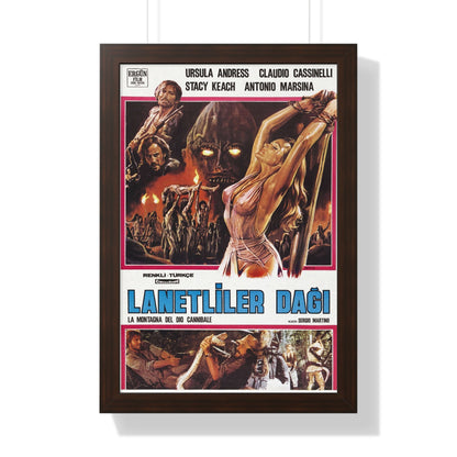 MOUNTAIN OF THE CANNIBAL GOD (2) 1978 - Framed Movie Poster-16″ x 24″-The Sticker Space