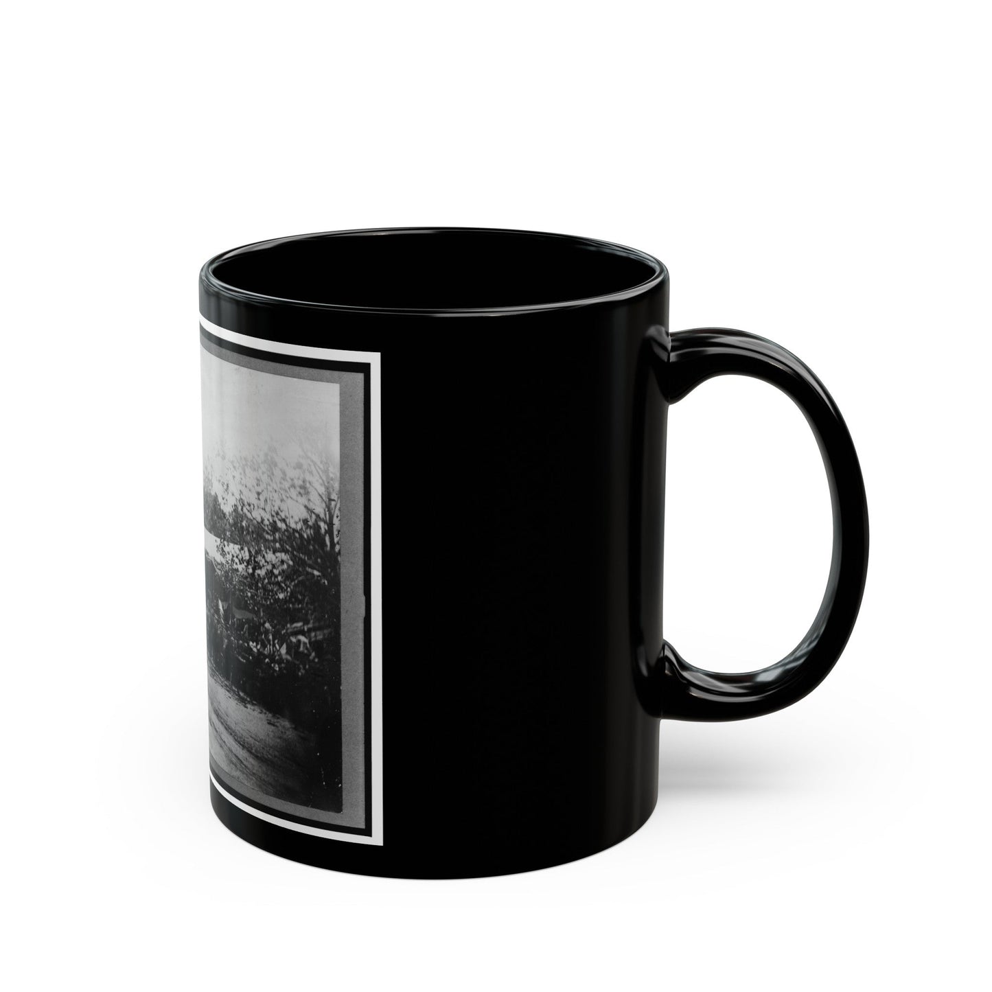 Mounted Cavalry Riding Past Reviewing Stand During The Grand Review Of The Union Army, Washington, D.C. (U.S. Civil War) Black Coffee Mug-The Sticker Space