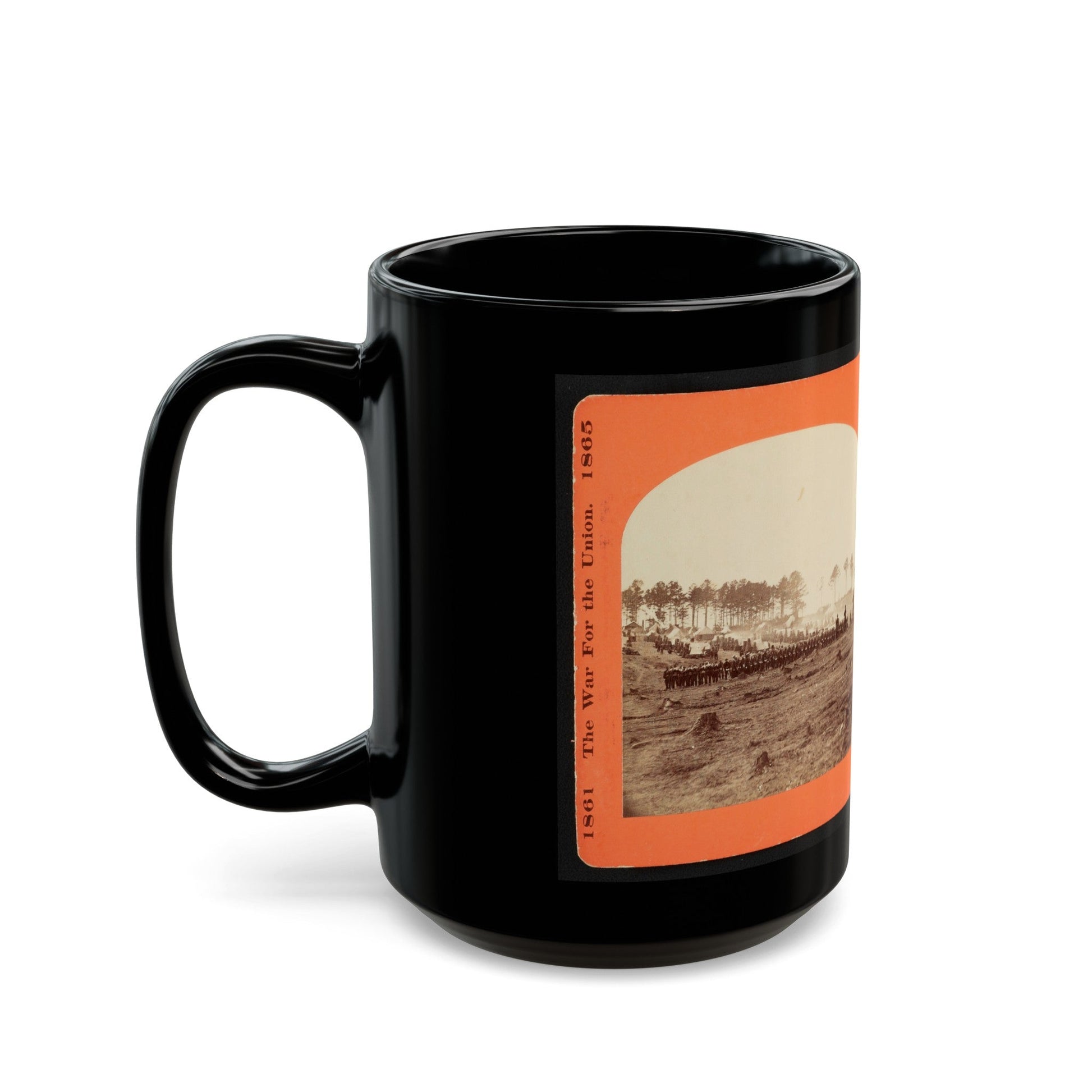 Mounting Guard 001 (U.S. Civil War) Black Coffee Mug-The Sticker Space