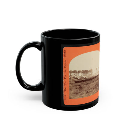 Mounting Guard 001 (U.S. Civil War) Black Coffee Mug-The Sticker Space