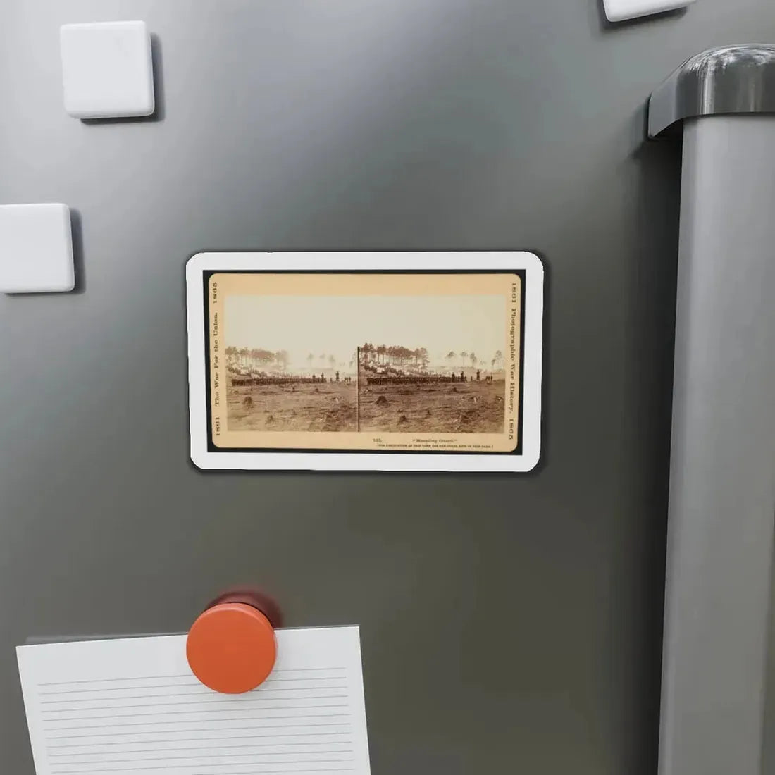 Mounting Guard (U.S. Civil War) Refrigerator Magnet - The Sticker Space