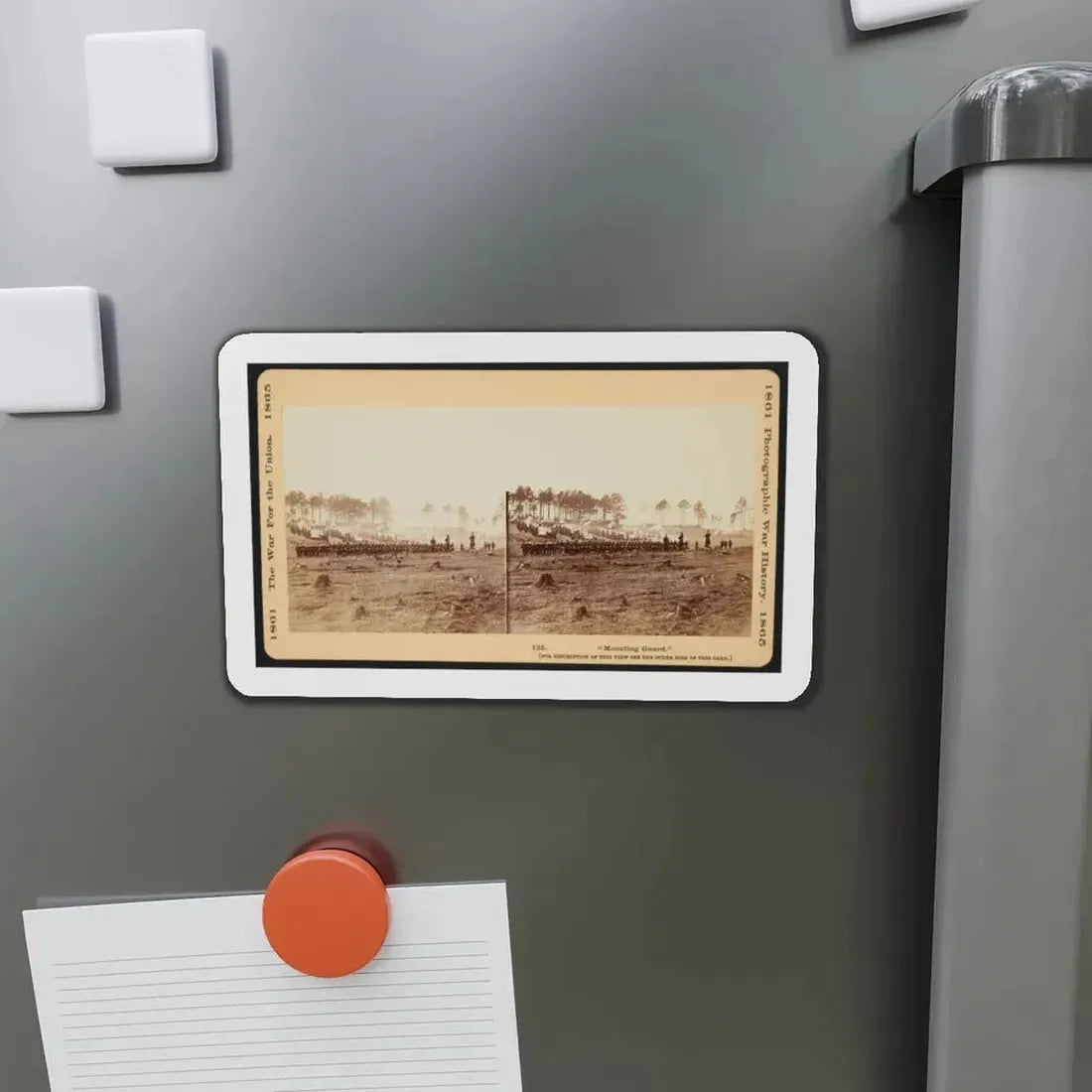 Mounting Guard (U.S. Civil War) Refrigerator Magnet - The Sticker Space