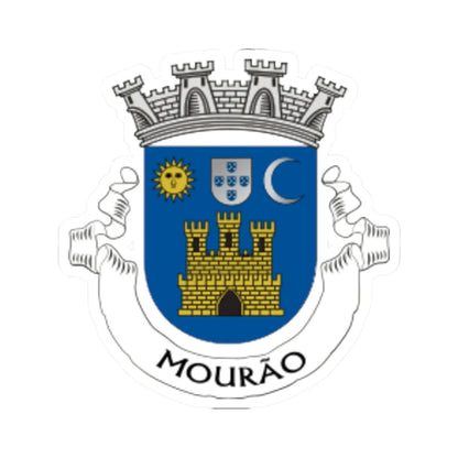 Mourão Brasão (Portugal) (Coat of Arms) STICKER Vinyl Kiss-Cut Decal 3 Inch White - The Sticker Space