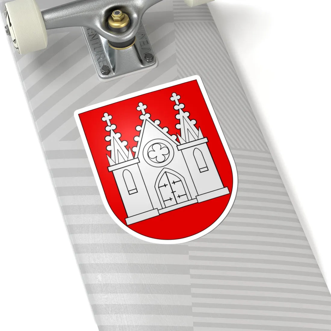 Moutier district-coat of arms (Switzerland) (Coat of Arms) STICKER Vinyl Kiss-Cut Decal - The Sticker Space