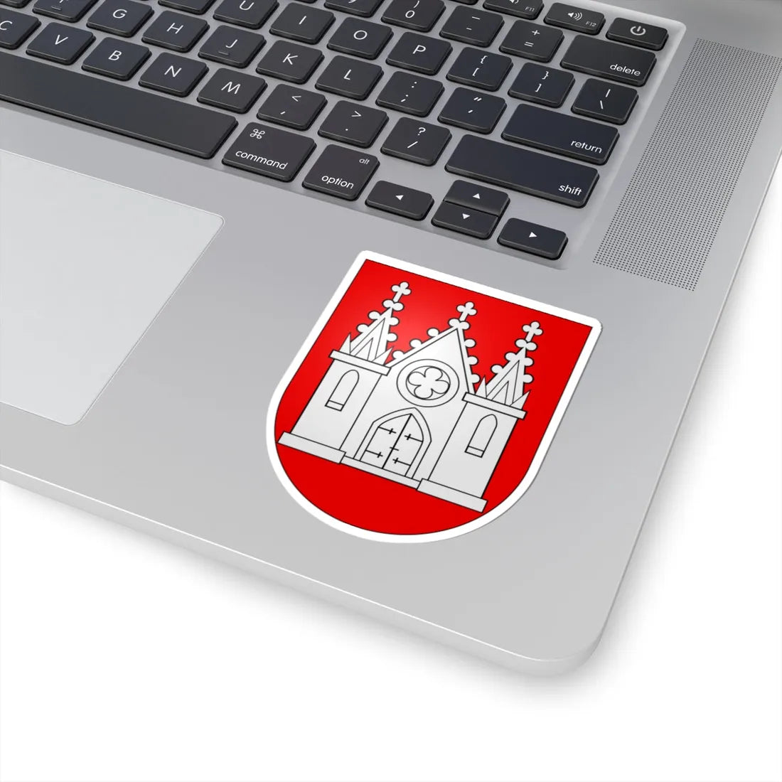 Moutier district-coat of arms (Switzerland) (Coat of Arms) STICKER Vinyl Kiss-Cut Decal - The Sticker Space